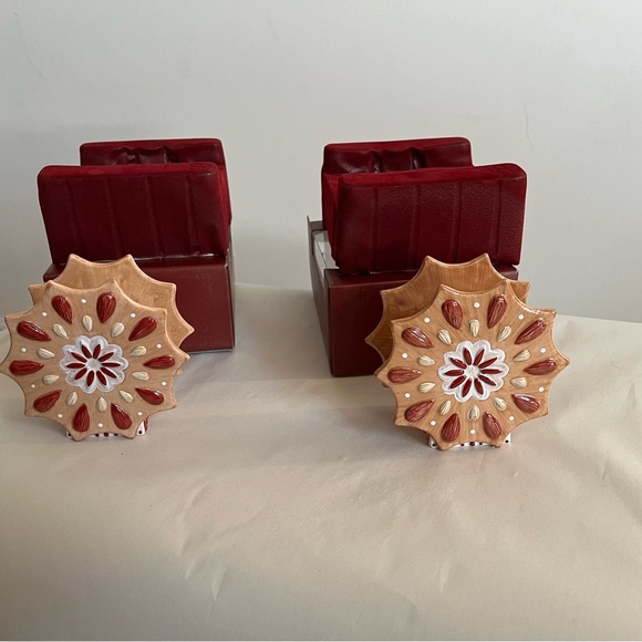 Villeroy&Boch Star Candle Holders Ginger Fancy Boxed - Picture 13 of 13